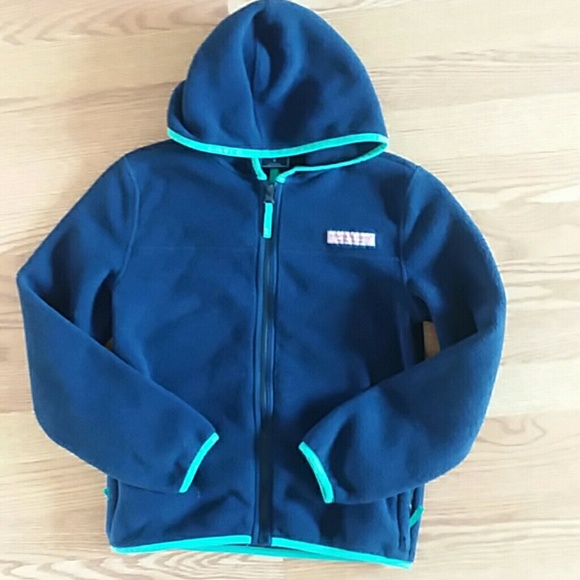 Vineyard Vines Other - Vinyard vines fleece hooded jacket small navy blue